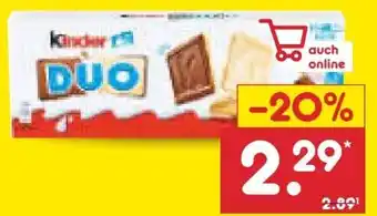 Netto Marken-Discount Ferrero Kinder Duo Angebot
