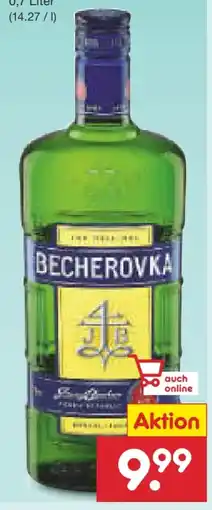 Netto Marken-Discount Jan Becher Becherovka Original Angebot
