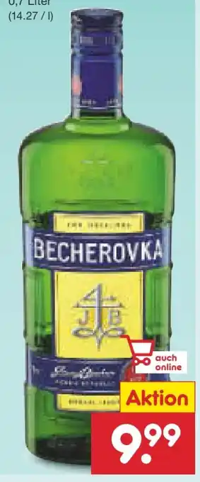 Netto Marken-Discount Jan Becher Becherovka Original Angebot