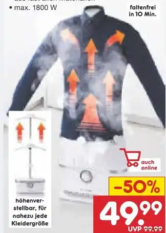 Netto Marken-Discount Clean Maxx Hemdenbügler Pro Angebot