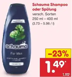 Netto Marken-Discount Schwarzkopf Schauma For Men Shampoo Angebot