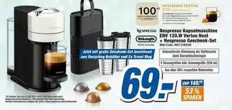 Expert Nespresso Kapselmaschine Env 120.w Vertuo Next + Geschenk-set Angebot