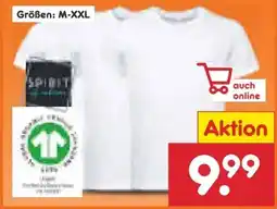 Netto Marken-Discount Spirit of Colours Herren Unterziehshirt 3er Pack Angebot