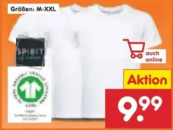 Netto Marken-Discount Spirit of Colours Herren Unterziehshirt 3er Pack Angebot