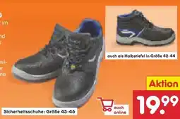 Netto Marken-Discount Multifunktionaler Sicherheitsschuh und Stiefel S3 Angebot