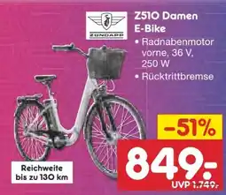 Netto Marken-Discount Zündapp Damen E-City- Bike Z510 Angebot