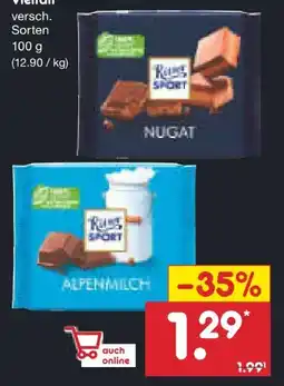 Netto Marken-Discount Ritter Sport Schokolade Bunte Vielfalt Angebot