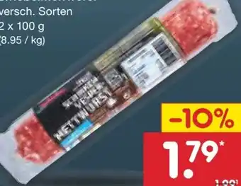 Netto Marken-Discount Windau Schinkenzwiebelmettwurst Angebot
