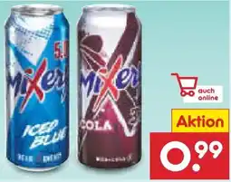 Netto Marken-Discount Karlsberg MiXery Iced Blue Bier X Energy Angebot