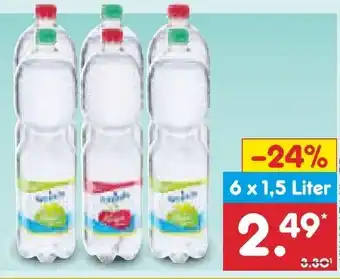 Netto Marken-Discount Naturalis Wasser mit Geschmack Angebot
