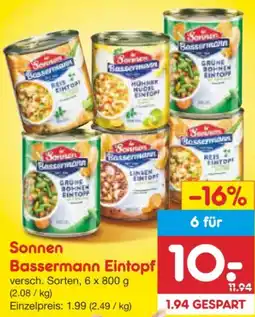 Netto Marken-Discount Sonnen-Bassermann Reis-Eintopf Angebot