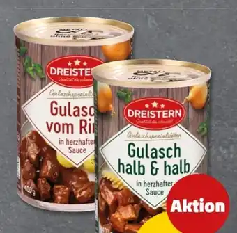 PENNY Dreistern Gulasch Halb Angebot