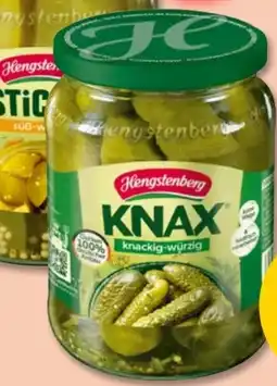 PENNY Hengstenberg Knax Gewürzgurken knackig-würzig Angebot