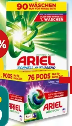 PENNY Ariel Universalwaschmittel Pulver Angebot