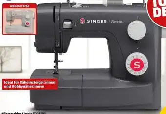 PENNY Singer Nähmaschine Simple 3223GY Angebot