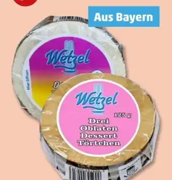 PENNY Wetzel Drei Oblaten Dessert Törtchen Angebot