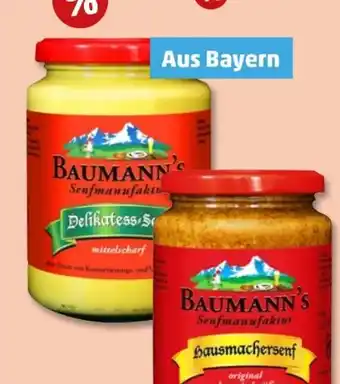PENNY Baumann's Senf Mittelscharf Angebot