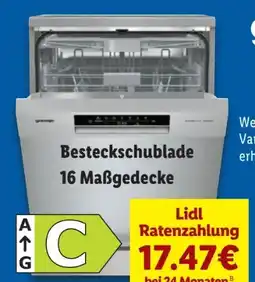 Lidl Gorenje Geschirrspülmaschine GS643C90X Angebot