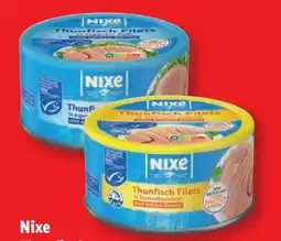 Lidl Nixe Thunfischfilets in Sonnenblumenöl Angebot