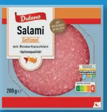 Lidl Dulano Geflügel-Salami Angebot