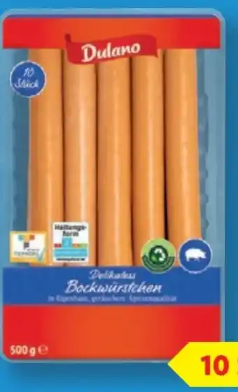 Lidl Dulano Bockwürstchen Angebot