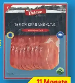 Lidl Dulano Selection Jamón Serrano Rohschinken Angebot