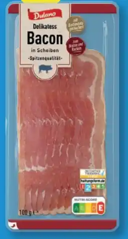 Lidl Dulano Delikatess Bacon Angebot