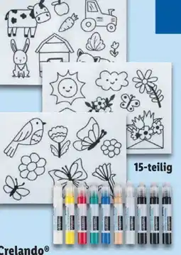 Lidl Crelando Window-Color-Set Angebot