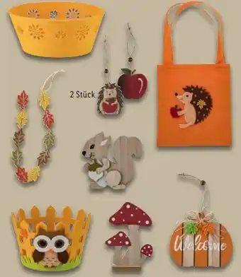 Lidl Livarno Home Keramik-Herbstdekoration Angebot