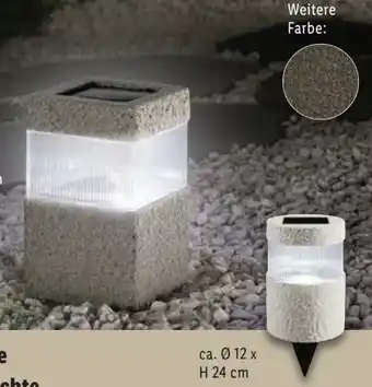 Lidl Livarno Home LED-Solarleuchten Angebot