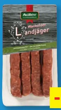 Lidl Adler Schwarzwald Landjäger Angebot