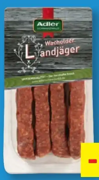 Lidl Adler Schwarzwald Landjäger Angebot