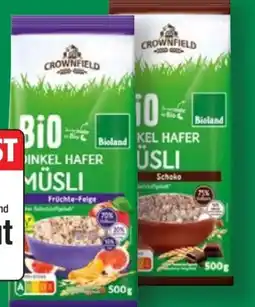 Lidl Crownfield Bio Dinkel Hafer Müsli Angebot