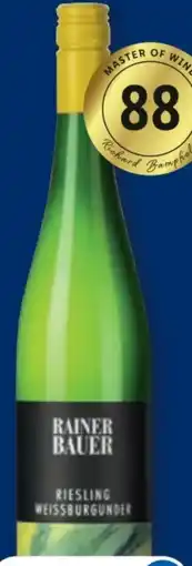 Lidl Weingut Rainer Bauer Riesling Weißburgunder Angebot