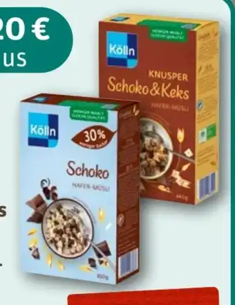 nahkauf Kölln Müsli Knusper Schoko-Keks Angebot