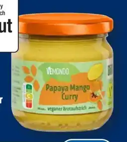Lidl Vemondo Bio Veganer Brotaufstrich Papaya Mango Curry Angebot