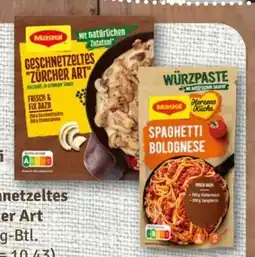 nahkauf Maggi Herzensküche Würzpaste Spaghetti Bolognese Angebot