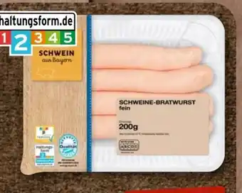 nahkauf Rewe Regional Schweine-Bratwurst Angebot