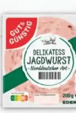 E-Center Gut & Günstig Delikatess Jagdwurst Angebot