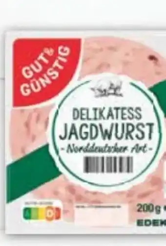 E-Center Gut & Günstig Delikatess Jagdwurst Angebot
