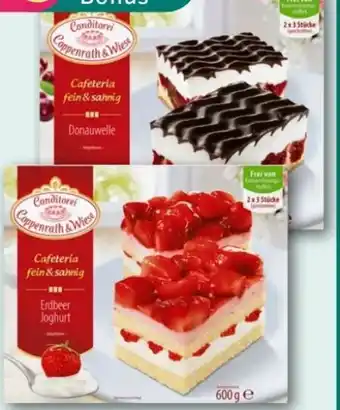 REWE Center Coppenrath & Wiese Cafeteria fein sahnig Donauwelle Angebot