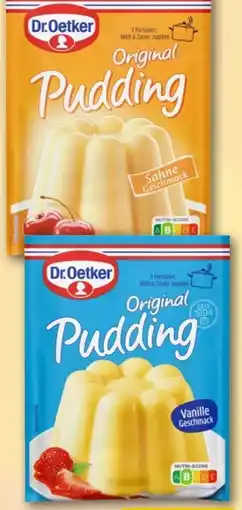 REWE Center Dr. Oetker Original Pudding Erdbeer-Geschmack Angebot