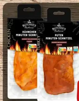 REWE Center Butcher’s Barbecue Hähnchen-Minuten Schnitzel Angebot