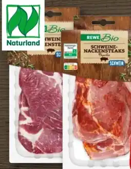 REWE Center Rewe Bio Schweine Nackensteaks Angebot