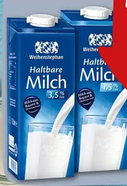 REWE Center Weihenstephan Haltbare Milch Angebot