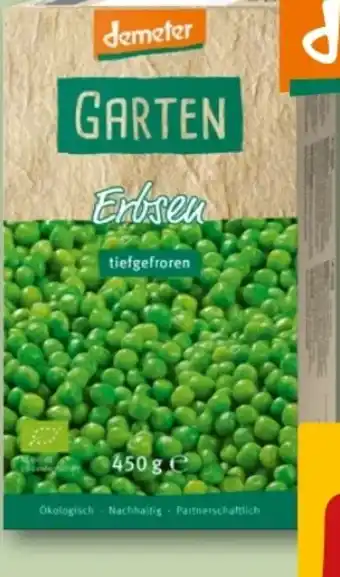 REWE Center Garten Bio Erbsen Angebot