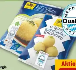REWE Center Burgis Bayerischer Knödelteig Angebot