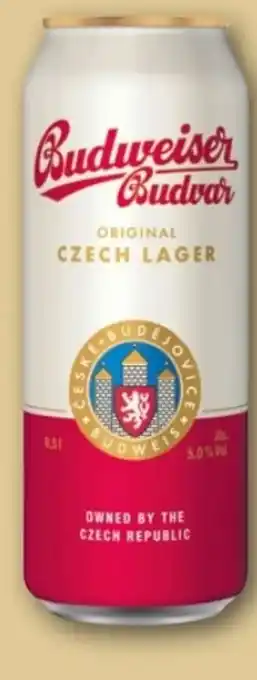 REWE Center Budweiser Budvar (CZ) Original Czech Lager Bier Angebot