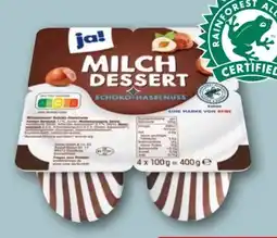 REWE Center ja! Milch Dessert Angebot