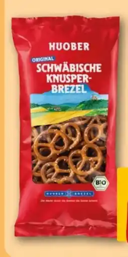REWE Center Huober Brezel Original Schwäbische Bio Knusper-Brezel Angebot